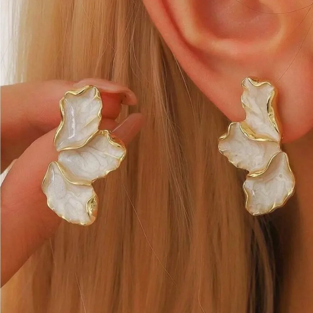 Anthropologie white enamel